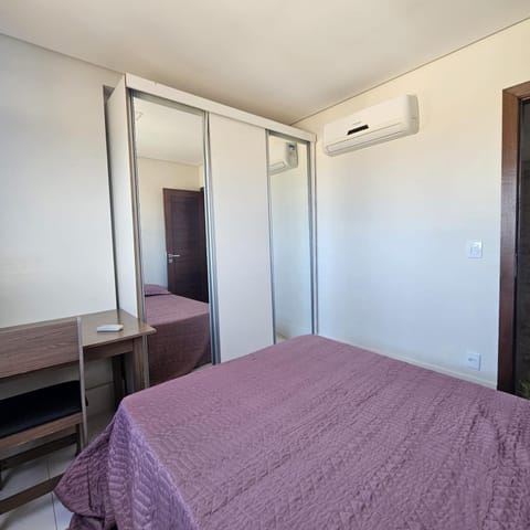 Bed, Photo of the whole room, Bedroom, wardrobe, air conditioner