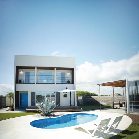 Property building, Pool view, sunbed