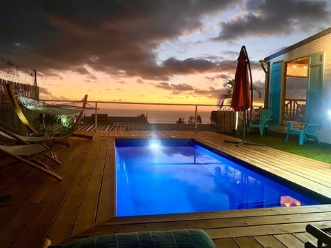 Sea view, Swimming pool, Sunset