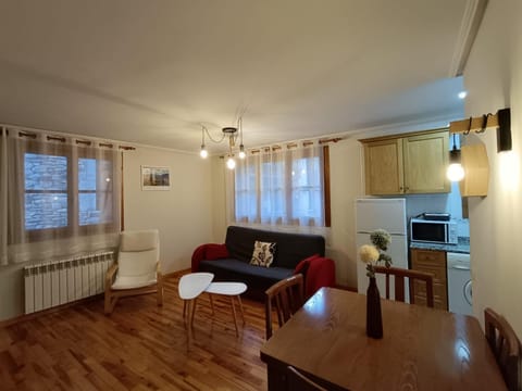 Kitchen or kitchenette, Living room, Dining area