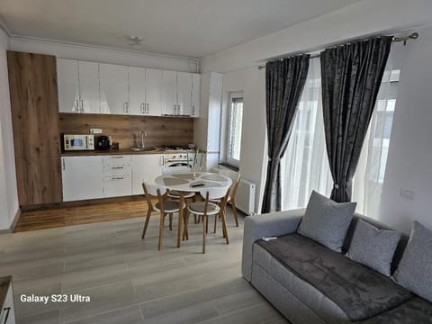 Kitchen or kitchenette, Living room, Dining area