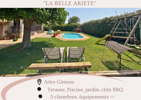 La belle Ariete Arles Piscine House in Arles