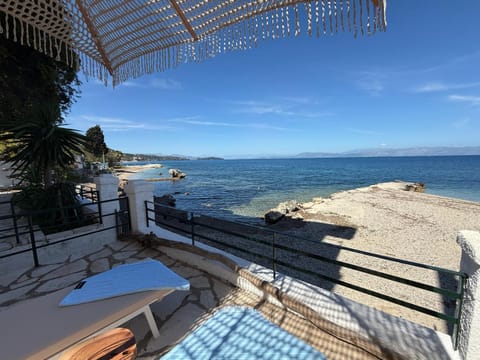 Patio, Beach, Sea view, sunbed