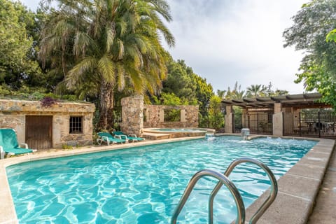 Property building, Living room, Swimming pool