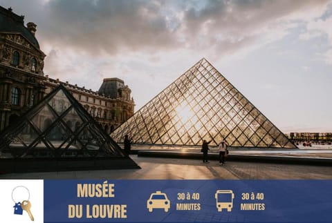 9 min de la Basilique Saint-Denis - 10 voyageurs Apartment in Saint-Denis, France