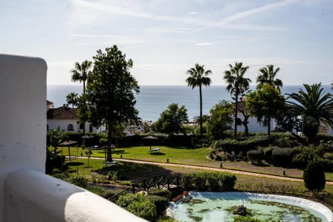 Spring, Day, Natural landscape, Garden, Garden view, Pool view, Sea view, Swimming pool
