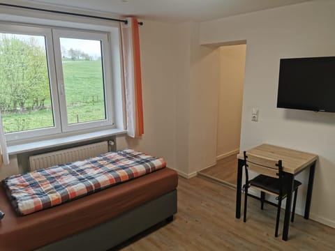 Bed, TV and multimedia, Seating area