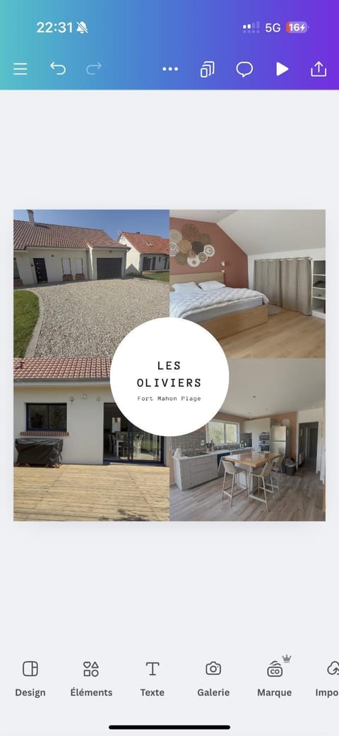 Les Oliviers House in Fort-Mahon-Plage