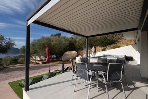 Patio, Sea view, Swimming pool