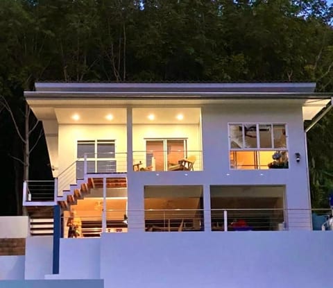 Property building, Night, Balcony/Terrace