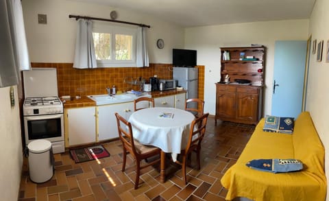 Kitchen or kitchenette, Seating area, Dining area, stove, kitchen