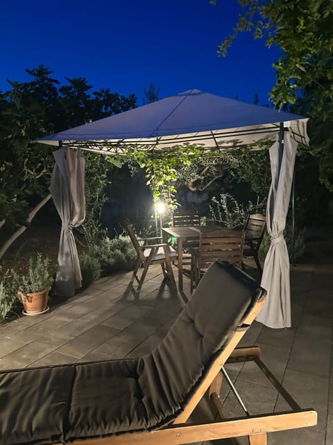 Patio, Night, Garden, sunbed