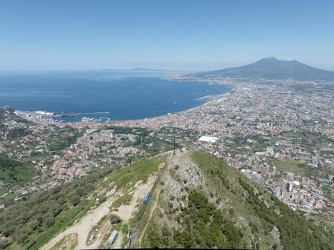 Nearby landmark, Natural landscape, Bird's eye view, City view, Mountain view, Sea view