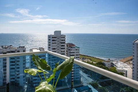 Natural landscape, View (from property/room), Balcony/Terrace, Pool view, Sea view