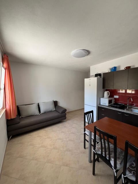 Living room, kitchen