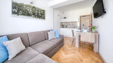 TV and multimedia, Kitchen or kitchenette, Living room, Seating area, Dining area