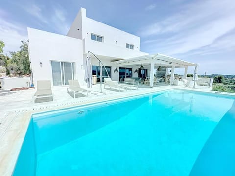 Property building, Living room, Swimming pool