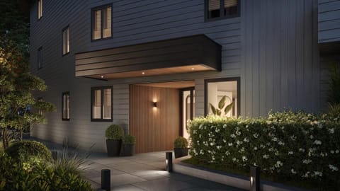 Property building, Facade/entrance, Night