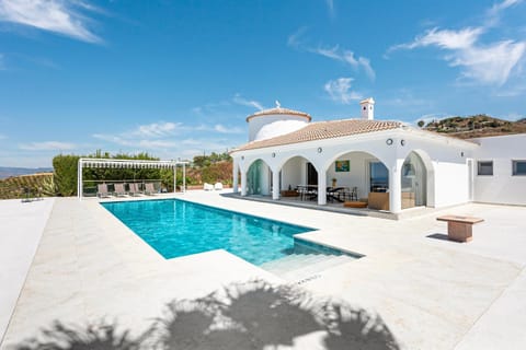 Property building, Living room, Swimming pool