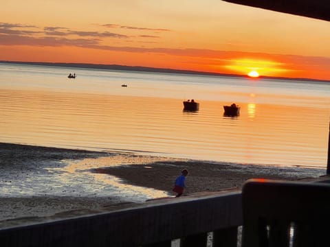 Natural landscape, Sea view, Sunset