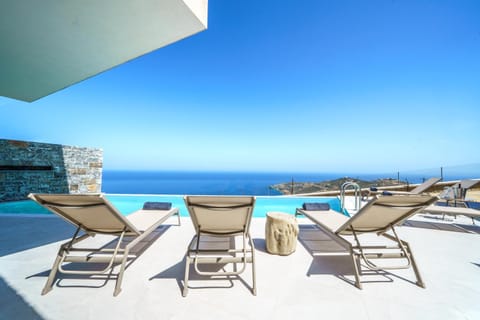 Patio, Day, View (from property/room), Balcony/Terrace, Pool view, Sea view, Swimming pool