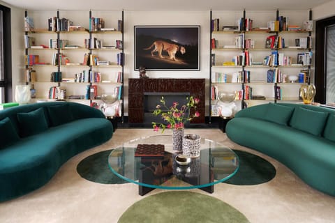 Library, Living room