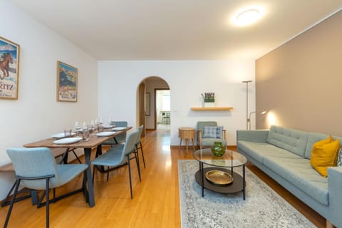 Cozy Central Duplex Garden & Family Comfort Apartment in Saint Moritz