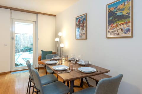 Cozy Central Duplex Garden & Family Comfort Apartment in Saint Moritz