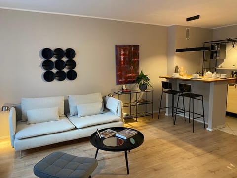 Kitchen or kitchenette, Living room, Dining area