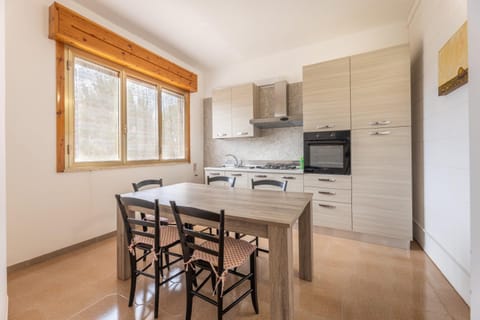Kitchen or kitchenette, Dining area, oven, stove