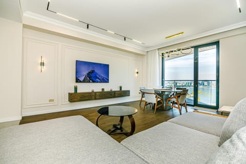 TV and multimedia, Balcony/Terrace, Kitchen or kitchenette, Living room, Dining area, heating, internet, air conditioner