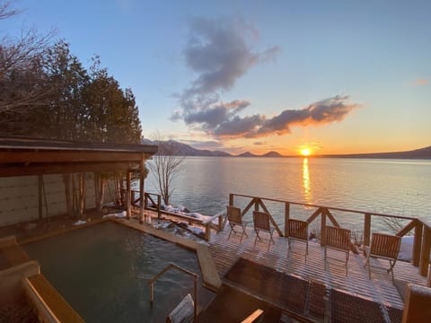 Hot Spring Bath, Sunset, Open Air Bath