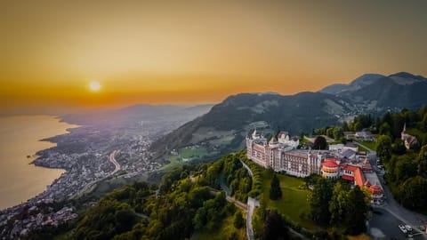 Property building, Sunset