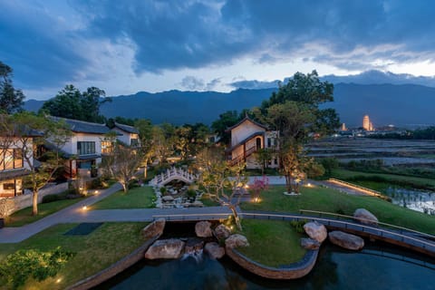 Natural landscape, Garden view, Mountain view