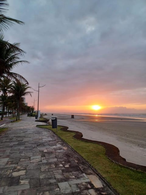 Beach, Sea view, Sunrise