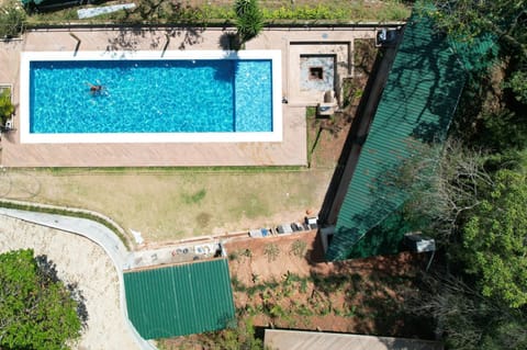 Bird's eye view, Balcony/Terrace, Swimming pool