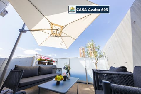 Property building, Patio, Balcony/Terrace, City view