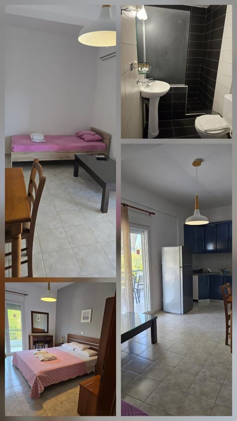 Kitchen or kitchenette, Seating area, Bedroom