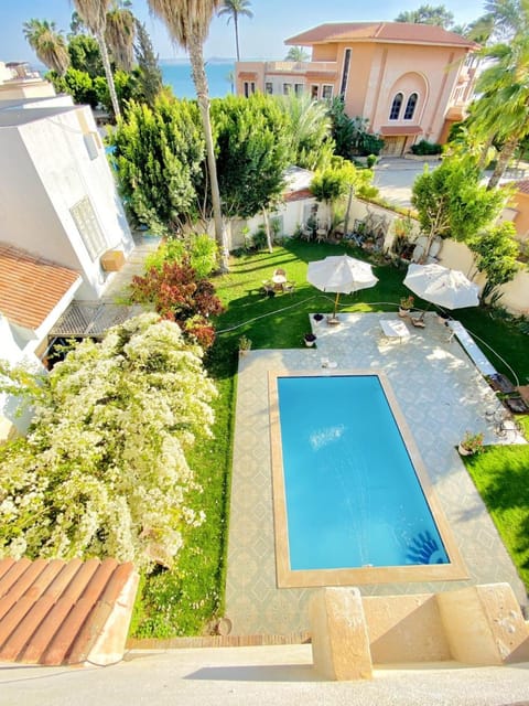 Property building, Day, Garden, Pool view, Swimming pool