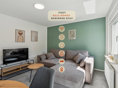 Seating area, Text overlay