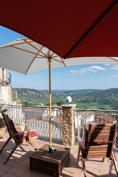 Day, Natural landscape, View (from property/room), Balcony/Terrace, Mountain view, Sea view