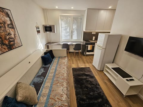 TV and multimedia, Kitchen or kitchenette, Living room, Seating area, Dining area