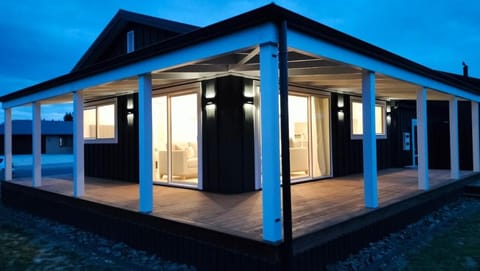 Property building, Patio, Night