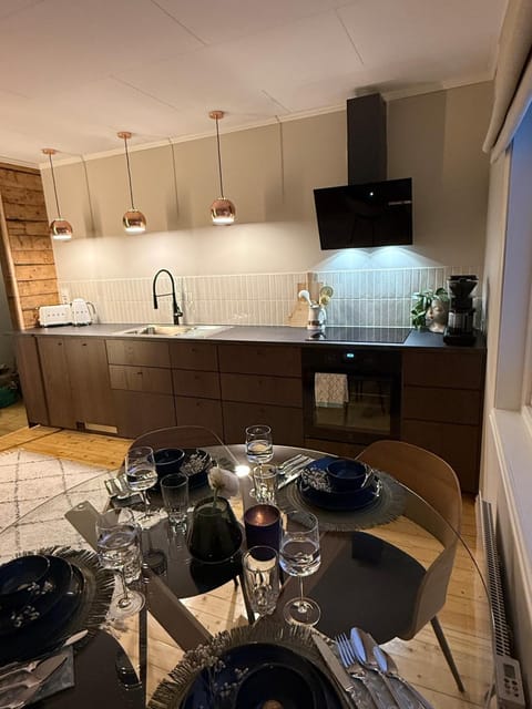 Kitchen or kitchenette, Dining area, dishwasher, stove