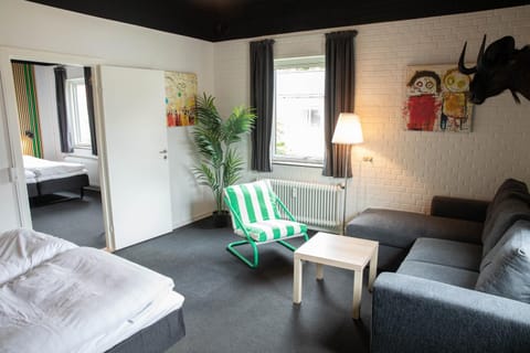 Bed, Living room, Bedroom