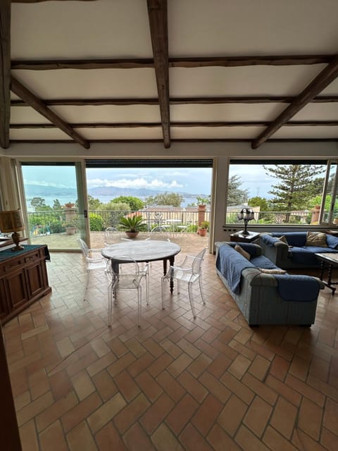 Natural landscape, View (from property/room), Balcony/Terrace, Living room, Seating area, Dining area, Lake view, Lake view, Mountain view, Sea view, Sea view, Inner courtyard view