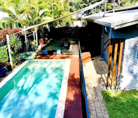 Patio, Garden, Swimming pool