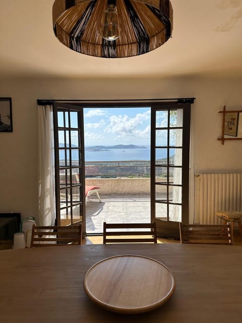View (from property/room), Living room, Seating area, Sea view