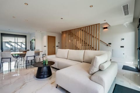 Living room, Seating area, Dining area