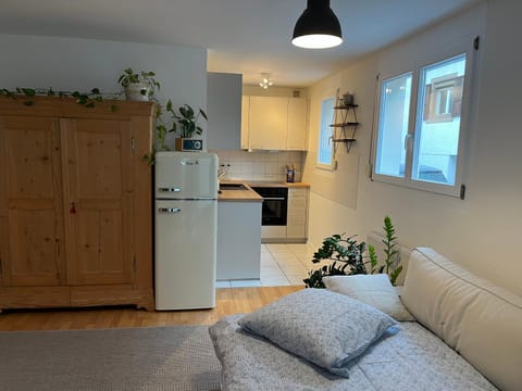 Kitchen or kitchenette, Living room